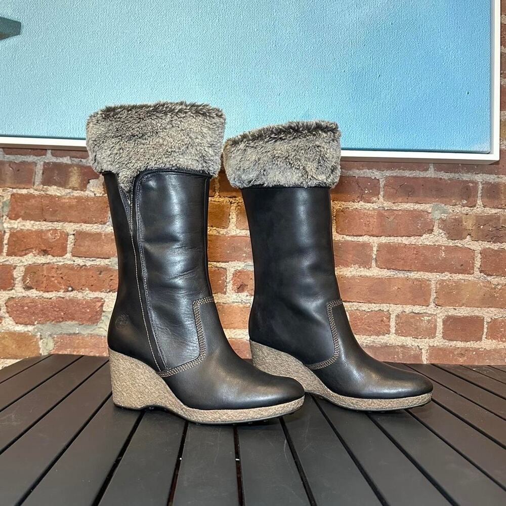 Timberland tall wedged winter
